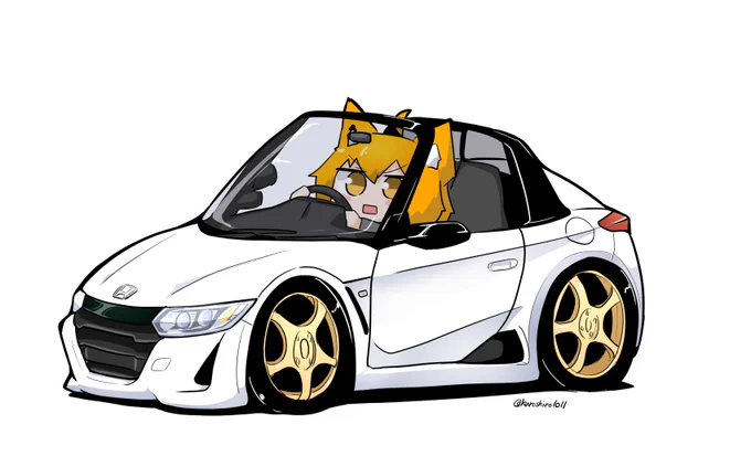 最近描いてないけど車も描きます 