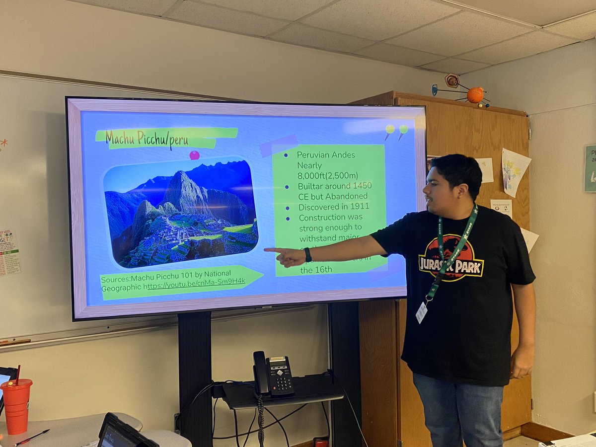 teach4thestars's tweet photo. There were too many ancient astronomical sites for me to teach about…so I had the students teach instead! Each student gave a 60-sec speech about the astronomical alignments of Mayan, Egyptian, and Native American temples. #studentsteaching #earthandspace @IrvingHigh https://t.co/oYZjAS6ggz