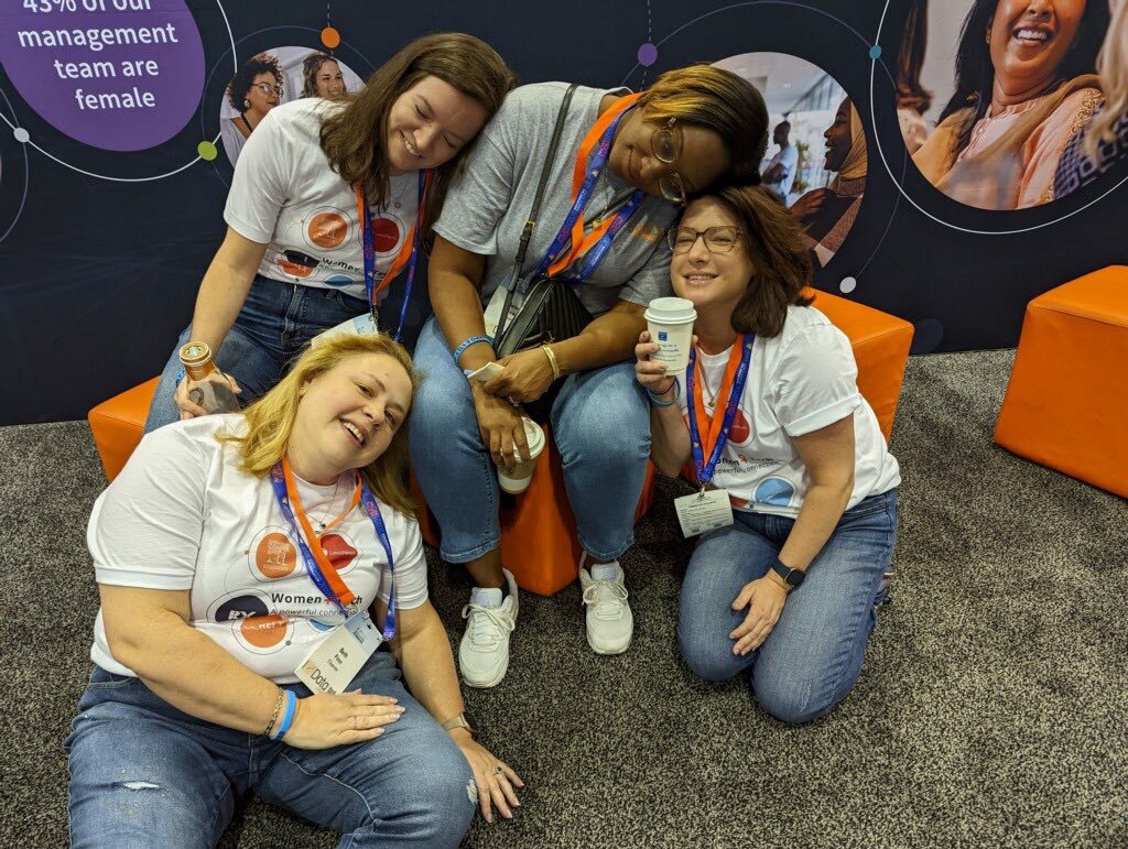 DrScranto's tweet photo. Behind the scenes of the glamorous #boothlife at #GHC22 https://t.co/hh5Uvnt7ot