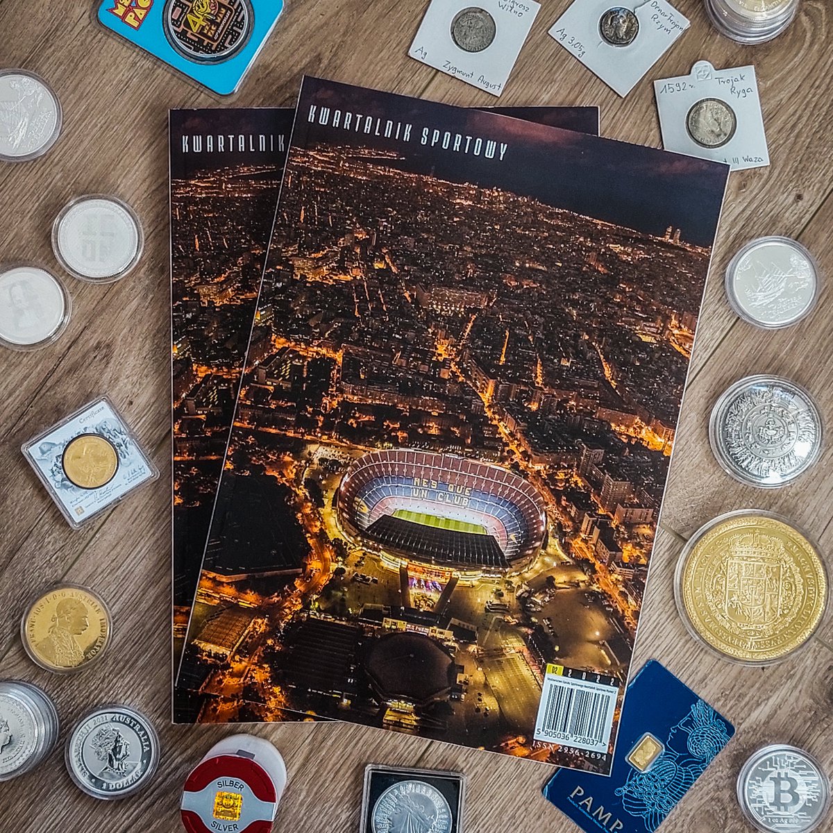 TomaszGeoPaleo's tweet image. Co jest warte więcej od 1 uncji #srebra i podchodzi pod cenę 1 grama #złota ?........
#kwartalniksportowy a przynajmniej nr1. 
Dywersyfikacja to podstawa, zatem jeden egzemplarz do czytania, drugi to inwestycja.
👏@Sportowy_Kanal @Polsport 
@K_Stanowski @BorekMati @TSmokowski