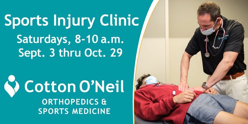 🚨Week 4🚨
Good luck to all teams tonight! Our Saturday Morning Sports Injury  Clinic will be open Saturday from 8-10 am. 2660 SW 3rd St. No appointment necessary. <a href="/StormontVail/">Stormont Vail Health</a>