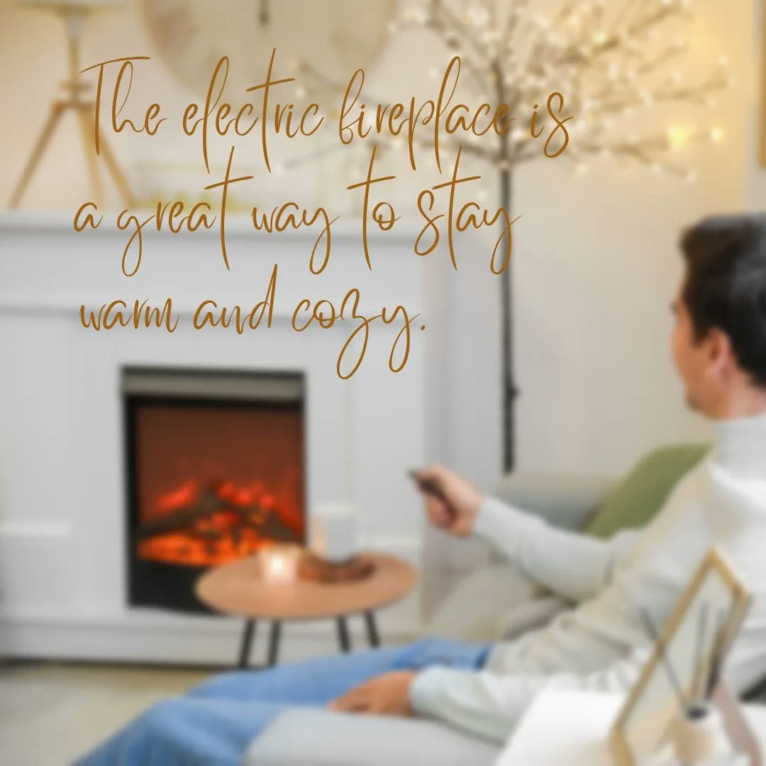 VGFireplaces's tweet photo. Warmth and coziness don't have to be limited to the season. Don't forget that you can use our electric fireplace year round! 😎 

#fireplace #fireplacequotes #electricfireplace #electricfire #fireplacedesign #verygoodfireplaces #homedecor #livingroomdesign https://t.co/SFyggh9okv