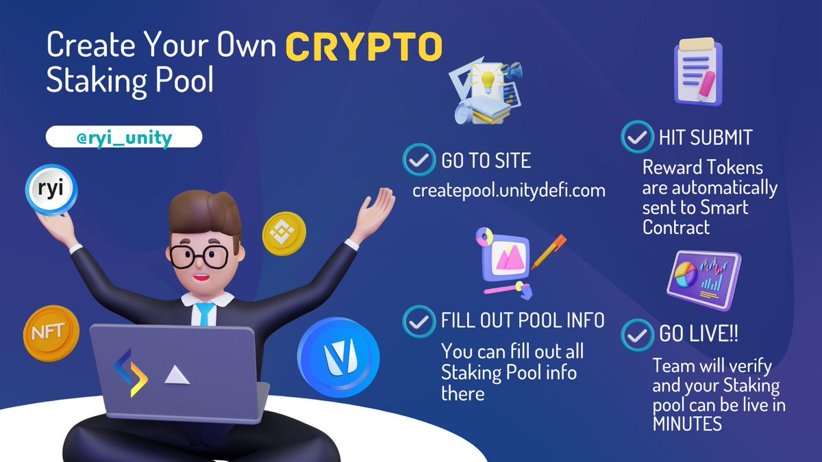 DEFIDASH_'s tweet photo. Our new Dapp empowers the #BSC ecosystem enabling project managers and holders of #Crypto projects to Create and reward their loyal holders in minutes. #DevFree #Staking
Anyone can create their very own Staking Pool Todayโญ๏ธ
https://t.co/VE84hAQo1m
@BNBCHAIN @bsc_daily #BSC https://t.co/UIRhewFcRd