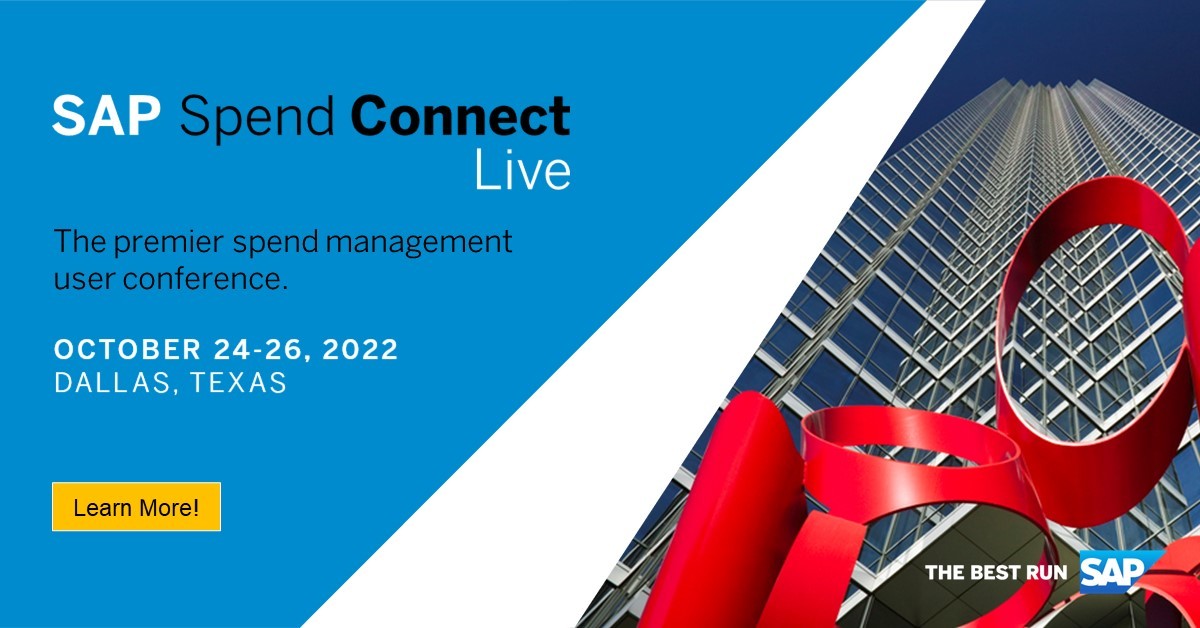 #SAPSpendConnectLive will offer an impressive slate of inspirational speakers, customers, and thought leaders who will share real-life transformation stories on spend management strategies, technology innovations, and best practices.
imsap.co/6017Mnsd1