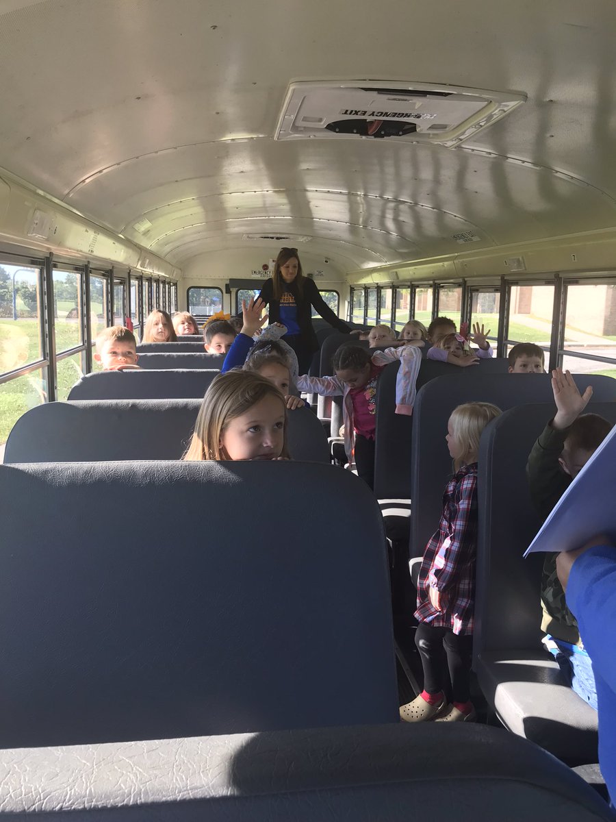 Mrs. Wetzel and Miss Thomas teach about RAMS expectations on the bus. #fawnarearocks