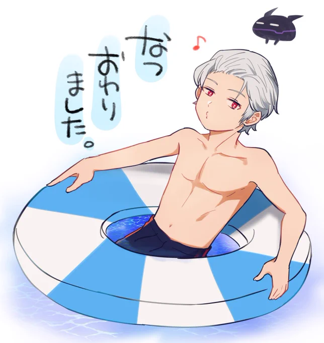 ラフだけ描いたままのゆま発見したけど出さずに終わりそうだったので色だけちょいとつけて供養…☺️デコ出しは最高だ!って思いながら描いてたんだと思う… 