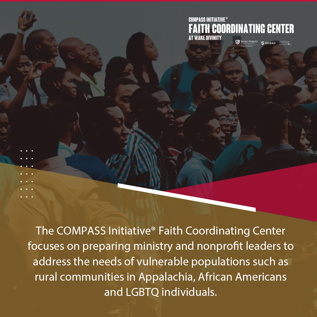 FaithCompassWFU's tweet photo. @FaithCompassWFU supports leaders in faith communities and nonprofit organizations in the southern United States as they work to break the stigma of HIV and advocate for the communities that experience the most significant risk. #HIVawareness #breakthestigma https://t.co/Mn9GAzMQwo