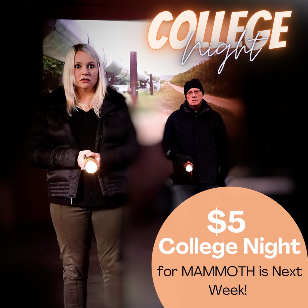 burningcoaltc's tweet photo. Calling all college students, $5 College Night for A Great Big Woolly Mammoth Thawing from the Ice is Next Week! Make sure you have a valid ID.

#collegenight #theatre #raleightheatre #tickets https://t.co/f1ABpSZxbd