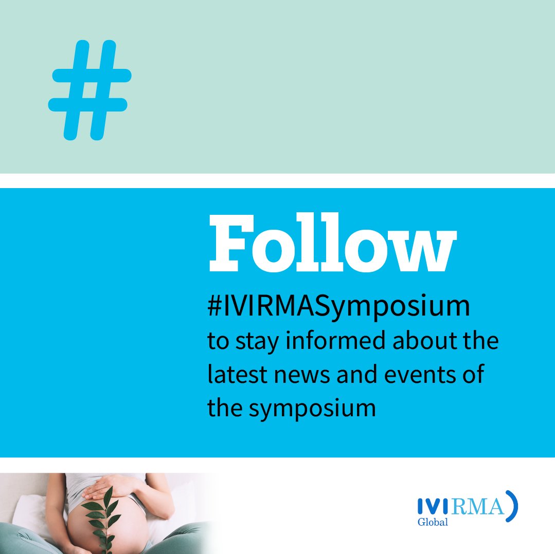 Don't miss anything happening in the IVIRMA Assisted Reproduction Symposium by following #IVIRMASymposium and <a href="/IVIRMAGlobalEdu/">IVIRMAGlobalEducation</a>