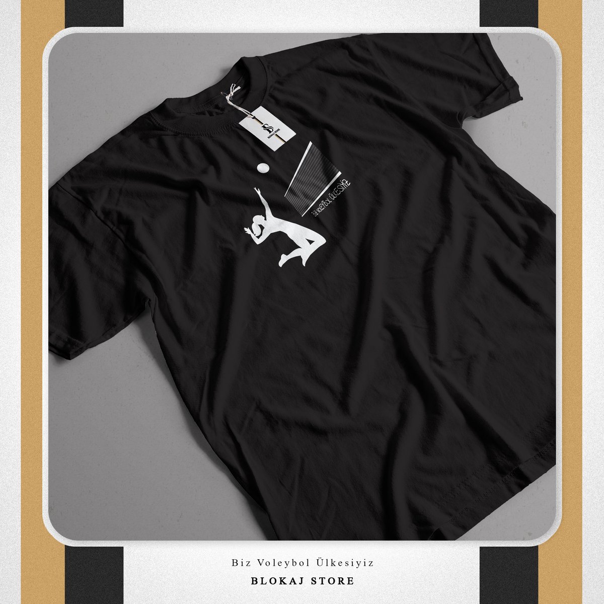 BlokajStore's tweet photo. 🏐 Biz Voleybol Ülkesiyiz T-Shirt satışta!
🧵 %100 Pamuk ve 1.Sınıf Compact Penye kumaş kullanılmıştır.
🛒 https://t.co/kvcbip2LPB ve Instagram'da satışta . Sen de aramıza katıl !
#blokajstore #tshirt #Tasarım #design #voleybol #fileninsultanları #zehragüneş #handebaladın https://t.co/uet5p7PBjM