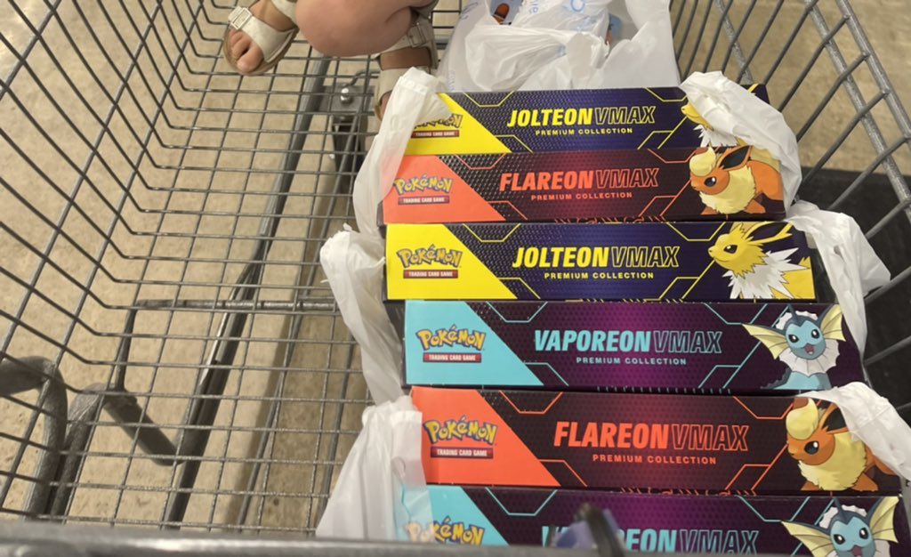 robbern116's tweet photo. @PokemonTCGDrops Check your local Walmarts. Jackpot this morning https://t.co/U9fjI9MNXS