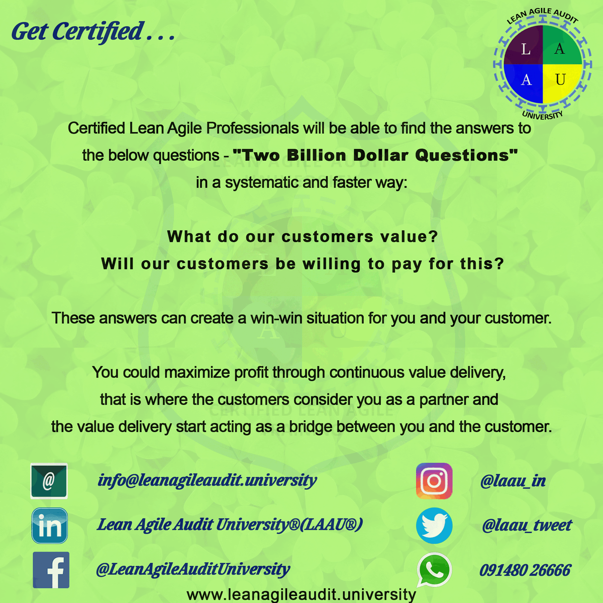 laau_tweet's tweet photo. #Lean #LeanAgile #LeanAgileMovement #LeanProductDevelopment #LeanAgileOutcomeMovement
#KISSAgileOutcome #YesWeBeingAgile #KISSAgileInnovation
#AOP #PAOL #PAOIL https://t.co/eE6JRrTMeD