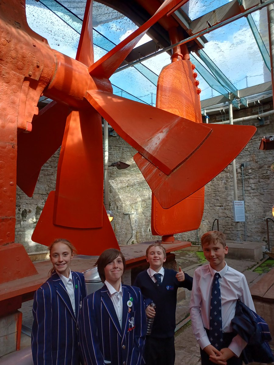 A wonderful afternoon looking around <a href="/SSGreatBritain/">Brunel's SS Great Britain</a> with the <a href="/DCSJ_official/">Dean Close St John’s</a> Year 7 and 8s as part of their Flourishing Friday enrichment sessions. Brunel was truly a genius. Many thanks to Mark and Sarah, our fabulous guides! #DCSJFlourishing #DCSJHistory