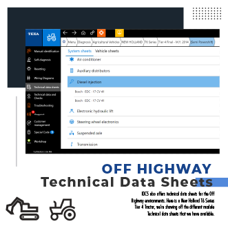 TexaUsa's tweet photo. 👨🏫TEXA TIPS #16 👨🏫
🚜💨IDC5 Off-Highway offers technical data sheets as well. Today we have a New Holland T6 Series Tier 4 Tractor and were showing off the different module #Technical data sheets that we have available.👨💻
#kingofscantools #heavyduty #equipment #tractor https://t.co/G2SbIwMaS4