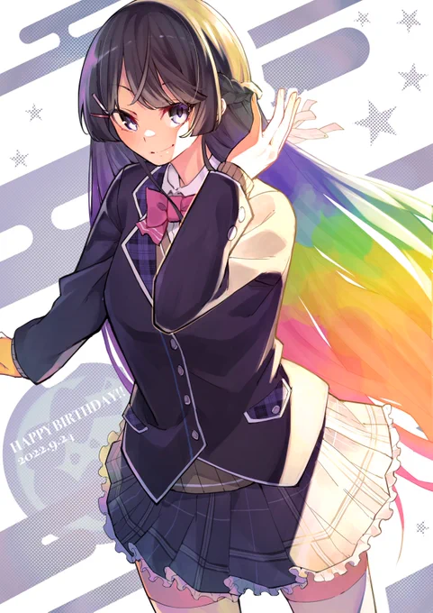 委員長!!誕生日おめでとう!!おかえり!!! #みとあーと  #月ノ美兎生誕祭2022 
