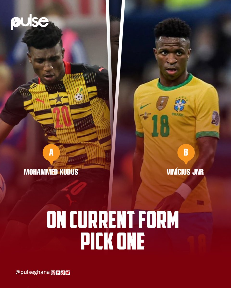 PulseGhana's tweet photo. Pick one

#PulseSports #BlackStars #BrazilvsGhana https://t.co/zaqspeMrLu