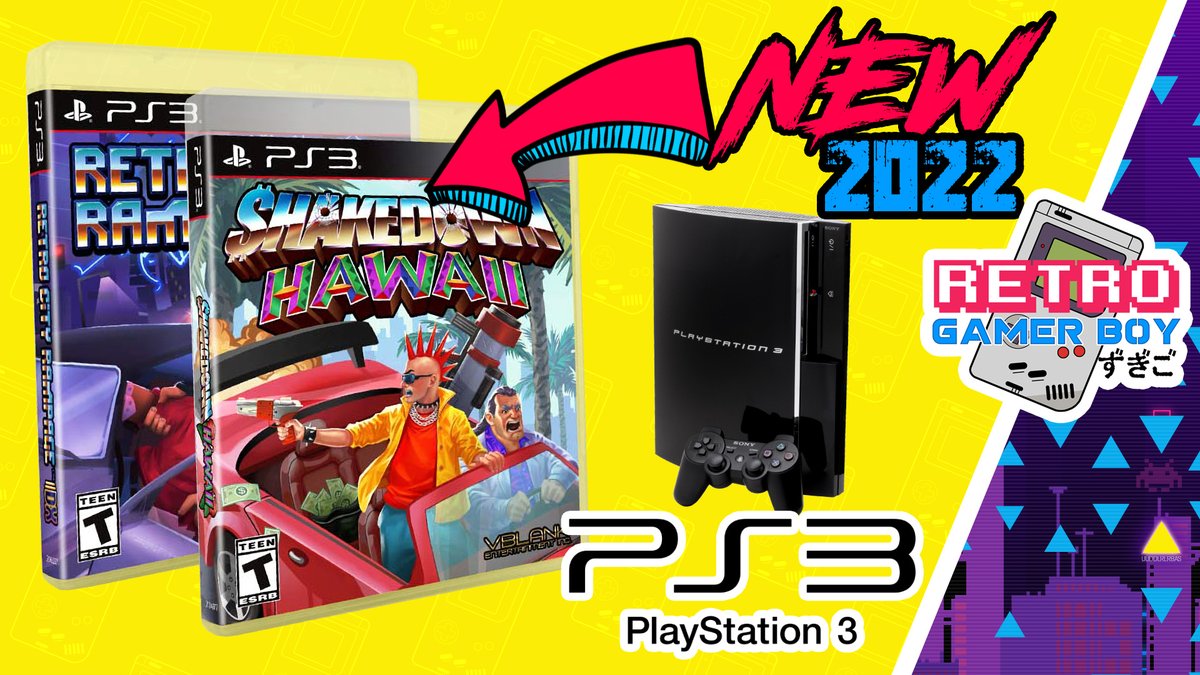 No way! Two new physical games for the PS3 in 2022! This is crazy, check them out here👉 youtu.be/2HjgHcQ4Ij4

#retrorefresh #retrogaming #playstation #vblank #PS3 #ShakedownHawaii #RetroCityRampageDX #GTA6 #new
