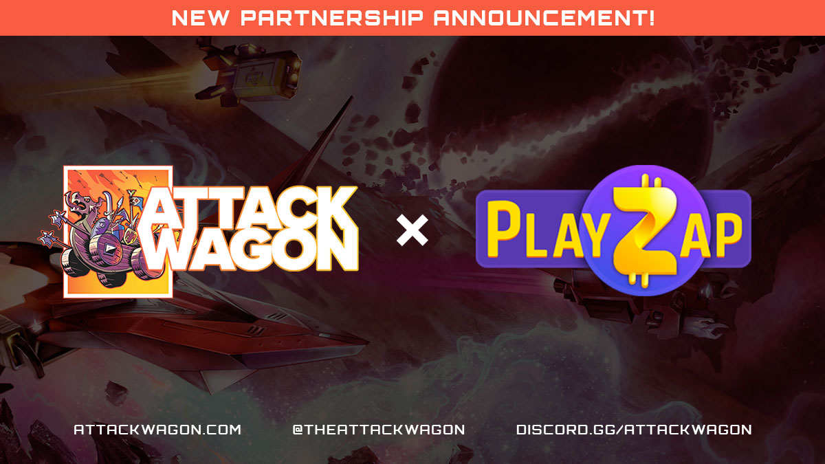 Attack Wagon is thrilled we get to announce our latest partnership in the web3 game space
@Playzapgames !

PlayZap combines multibillion-dollar markets with Casual Games making them Free-to-play and Free-to-earn!

Thank you guys. Let’s conquer this space together 🦾
#p2e #f2p