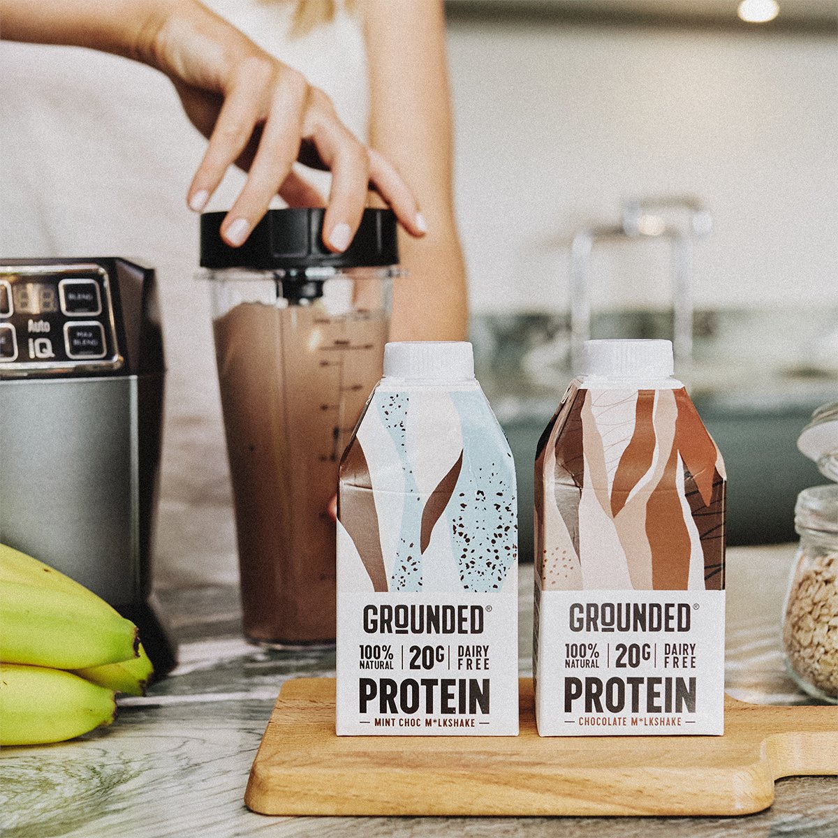 GROUNDEDshakes's tweet photo. GROUNDED + smoothies = a great pairing

#plantbasedprotein #pureplantpower https://t.co/1YYuNc3aqQ