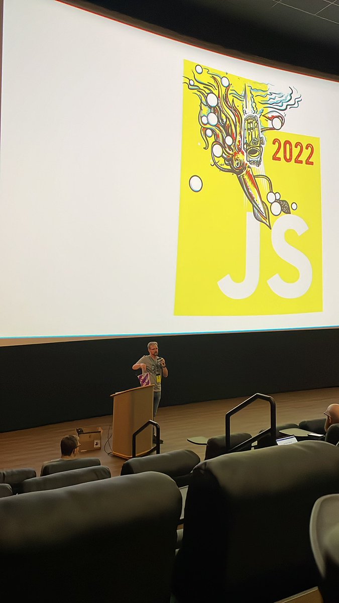 daniel_sellers's tweet photo. Here we go! @djsmith42 warming up the crowd with prizes at #utahjsconf https://t.co/8N24RkVq8m