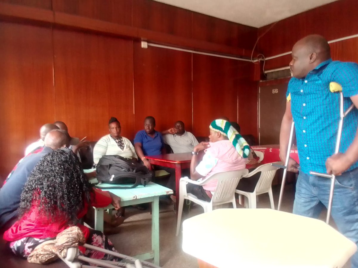 PamojaFT's tweet photo. 1/3. Through NCIC support we held healing and reconciliation meetings with Persons with disabilities in Jowanga Hotel in Mathare Sub-county. 
@NCIC_Kenya @NCPD_Kenya @NCT_OFFICIAL_JP @AllianceForYou4 @POTUS @KamalaHarris @KMYA254 @NGECKenya @IGADPeace @AjibikaJamii https://t.co/hTIRI9dViG