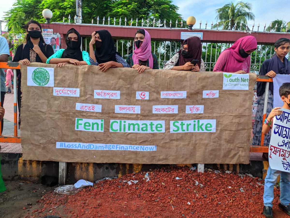 🛑 Global Climate Strike 🛑 
📍Feni,Bangladesh🇧🇩
✅ loss & damage, Finance ✅ 
@Fridays4future 
@GretaThunberg

#PeopleNotProfit 
#globalstrike2022sep 
#ClimateActionNow 
#ClimateEmergency 
#LossAndDamage
#PayUp4LossAndDamage 
#COP27 
#MakePollutersPay