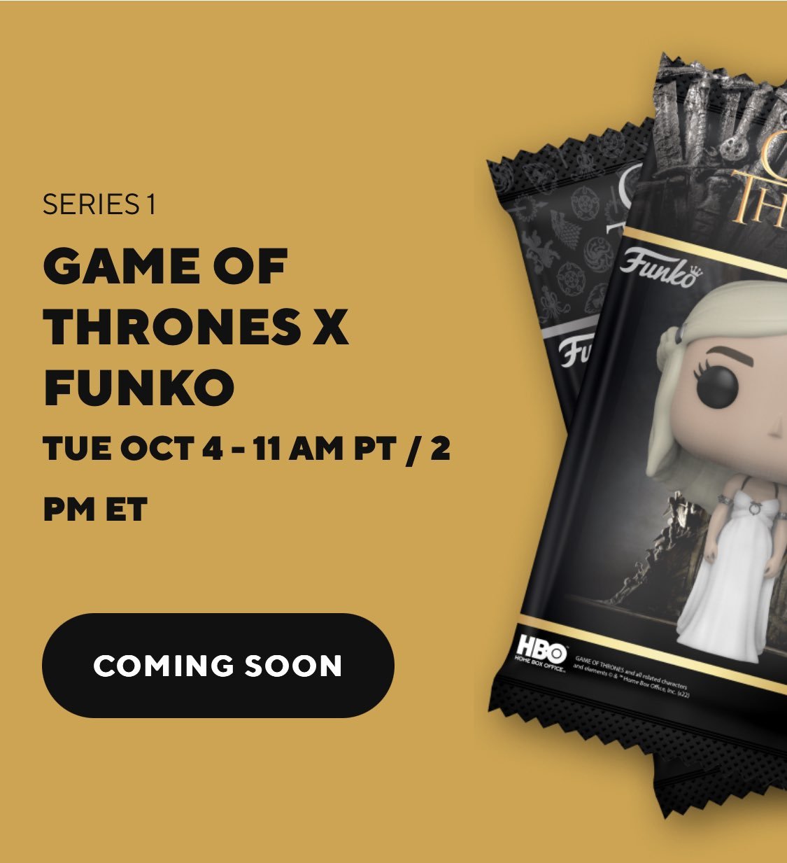 Funko Trackers on Twitter "Game of Thrones Funko NFT drop coming