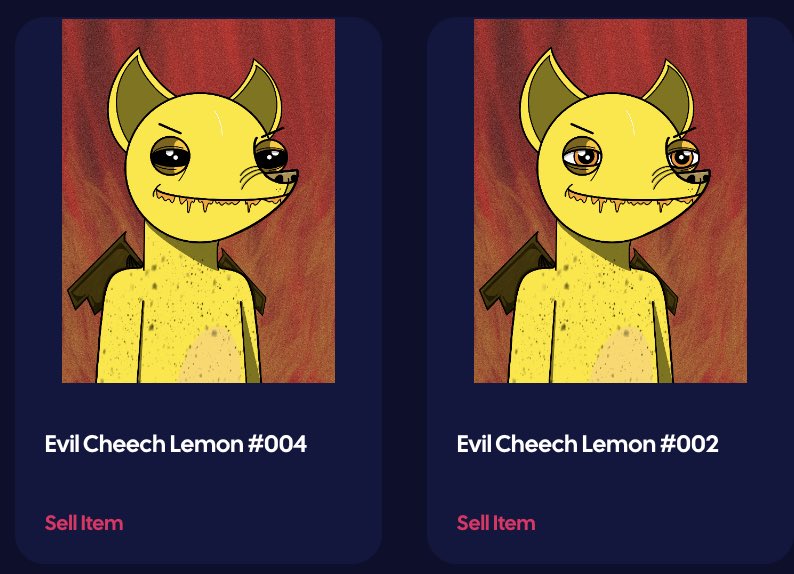 evilcheech's tweet image. To tease the airdrop for Evil Cheech Demons &amp;amp; Lemons holders next week, I’ll be including one Nekko D Akuma #005 (current @LoopExchange price: 15 LRC) with the purchase of any of the last 5 Lemon Evil Cheeches loopexchange.art/profile/0xc7c3… or on my website (link in bio)