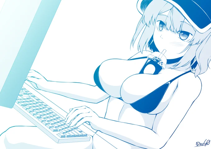 #100日チャレンジ #河城にとり
40日目のにとりさんです。おっぱいチャレンジ その2。 