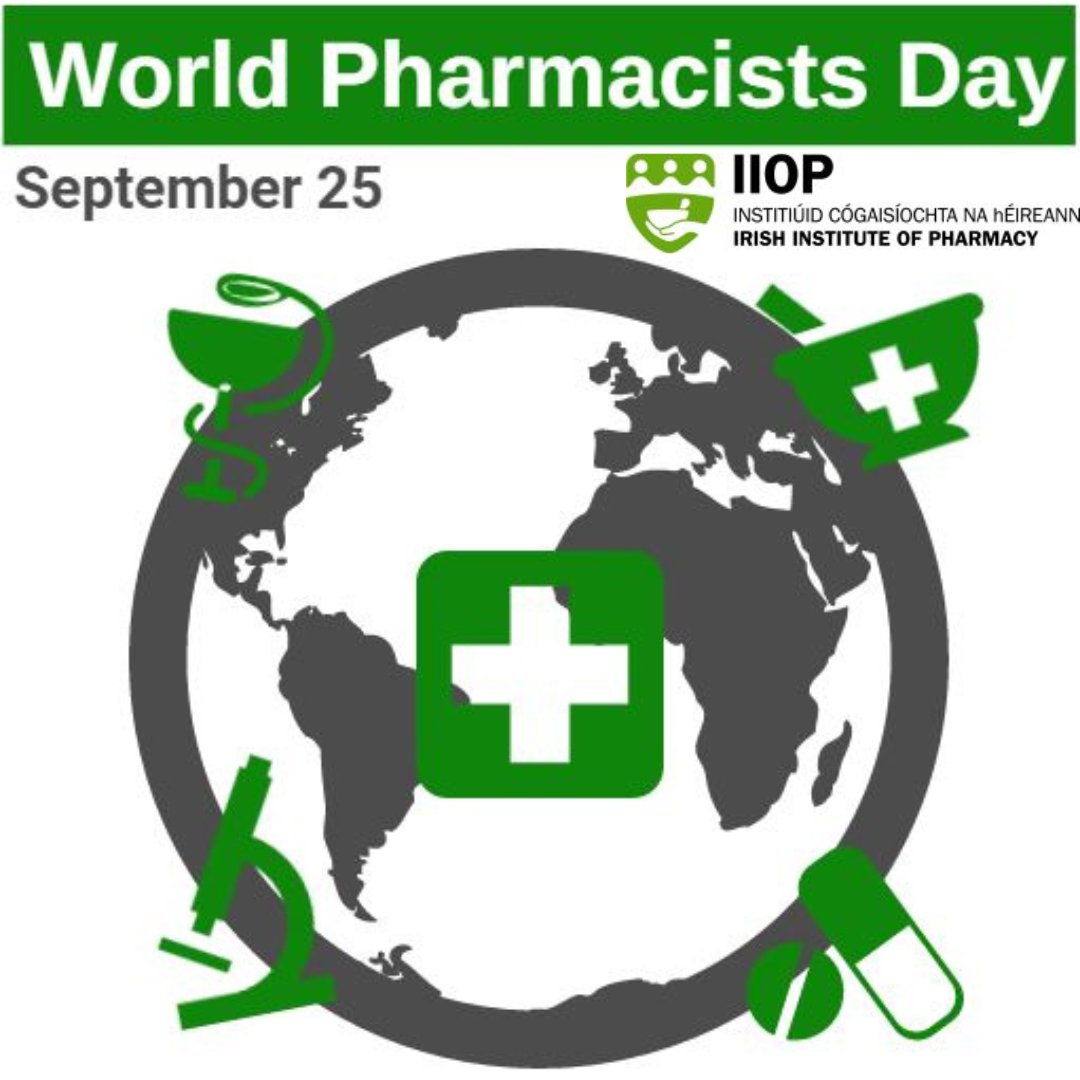 IIOPharmacy's tweet photo. Sunday 25 of September is World Pharmacists Day!

The IIOP would like to thank and acknowledge the amazing work of pharmacists from all around the world in all areas of practice 💚

#WorldPharmacistsDay #WPD22 #pharmacy #pharmacists https://t.co/fWAaFHpfcC