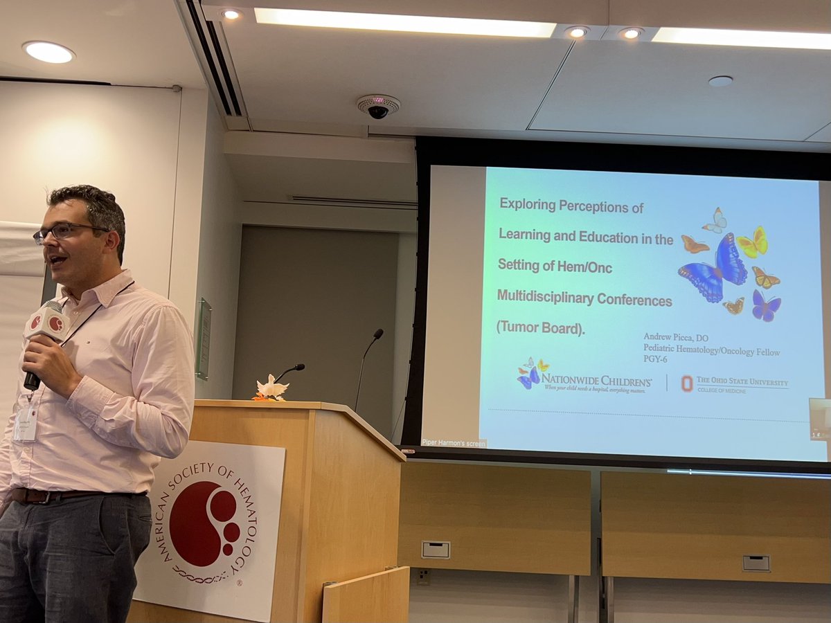DrSMoerdler's tweet photo. Feeling like a proud papa/faculty mentor listening to stellar and inspiring #ASHMEI participant #MedEd projects @mikinishitanimd @jlberrymd “This is just the beginning of the beginning” @ASH_hematology @MedEdDocOnc https://t.co/naqIvNFNBW