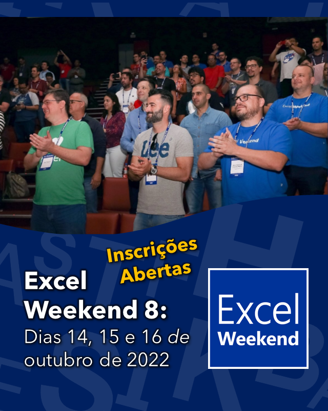 fabioms_br's tweet photo. Teremos esse ano o evento Excel Weekend em sua oitava edição nos dias 14, 15 e 16 de outubro
😉Já garanti minha inscrição, faça a sua no link abaixo
https://t.co/JVjWM2CsUp
#EW8 #EW #ExcelWeekend #excel #microsoftexcel #microsoft #data #dicadofabinho https://t.co/F6wHvNAt7l