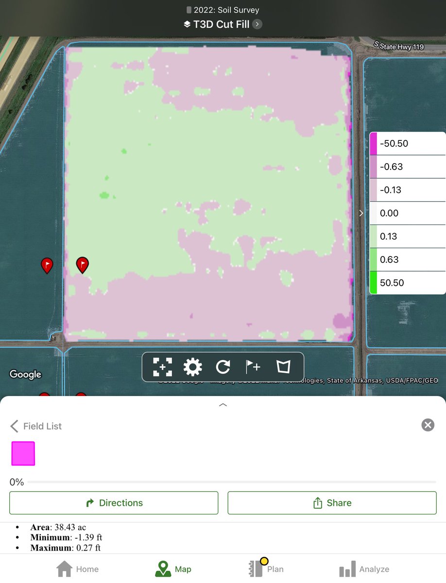 MoorePreciseAg's tweet photo. Customer: “I need a way to mark my neutrals for the dirt pans that just have iGrade.”
Me: 🤔“I got you. Here….hold my beer.”
Cut/Fill maps in John Deere Ops Center App
#T3RRA #JohnDeere #OpsCenter #pctagcloud https://t.co/aAimOnx8Ll