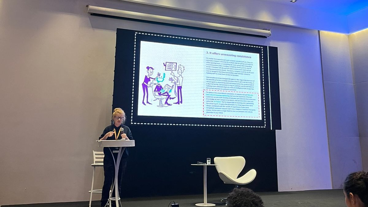 ITSriodejaneiro's tweet photo. 🔎@NewlandsGemma fez uma apresentação sobre gerenciamento algorítmico e controle na Gig Economy e além #GlobalSummitOnAI https://t.co/2swZcQniOm