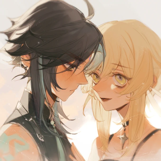 #魈蛍 #xiaolumi #Xiao #Lumine Can i kiss you?(01-04) 