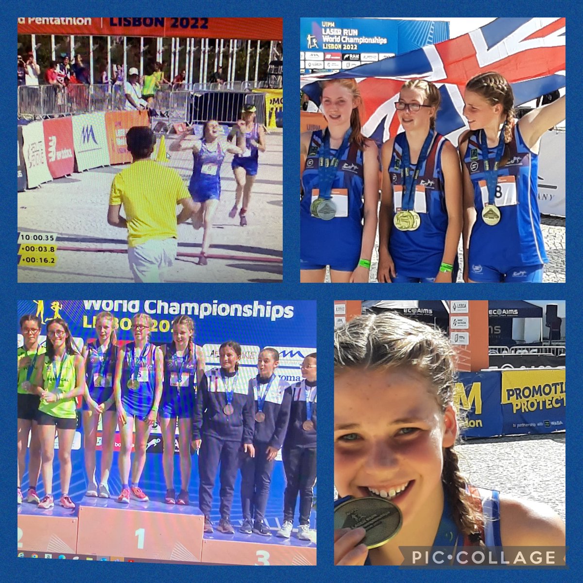 Congratulations to Evie O’C who finished a brilliant 4th in the U17 Girls Laser Run World Championships in Lisbon.
Fantastic performance by Team GB, securing Team Gold. 🥇 🇬🇧 

<a href="/bscspe/">BSCS PE</a> <a href="/SevernsideSwim/">Severnside Tritons</a>