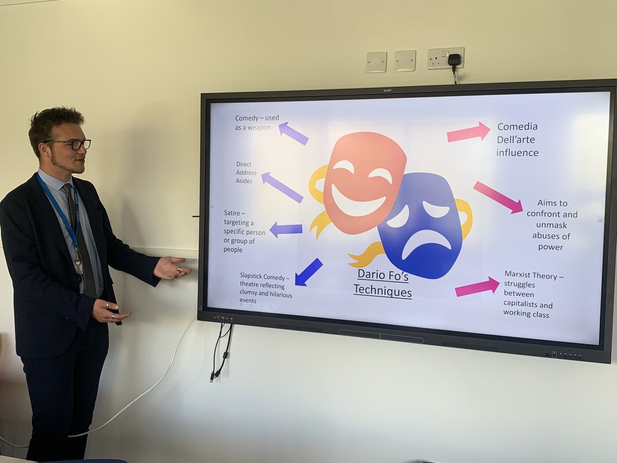 Fantastic independent research and presentation skills from our A level Drama students at <a href="/Amethyst6th/">Amethyst Sixth Form</a> demonstrating their knowledge of #dariofo