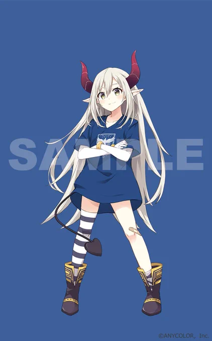 にじフェス2022にてクラスTイラストを担当させて戴いております。インディゴクラスのサンプルを掲載いたします。(以下ツリー / 敬称略) #にじフェス2022アザエクス・アルビオえまおうがすとエリー・コニファー 