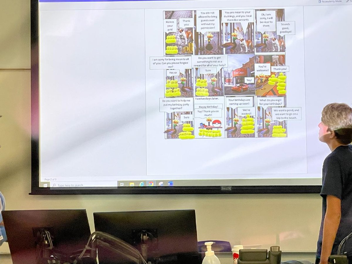 ibeccte's tweet photo. We are using Microsoft Word to create children's books about how to use Microsoft Word. @ibeccte  @IamRochelleW @nhcsCTE https://t.co/EkmCtLak95