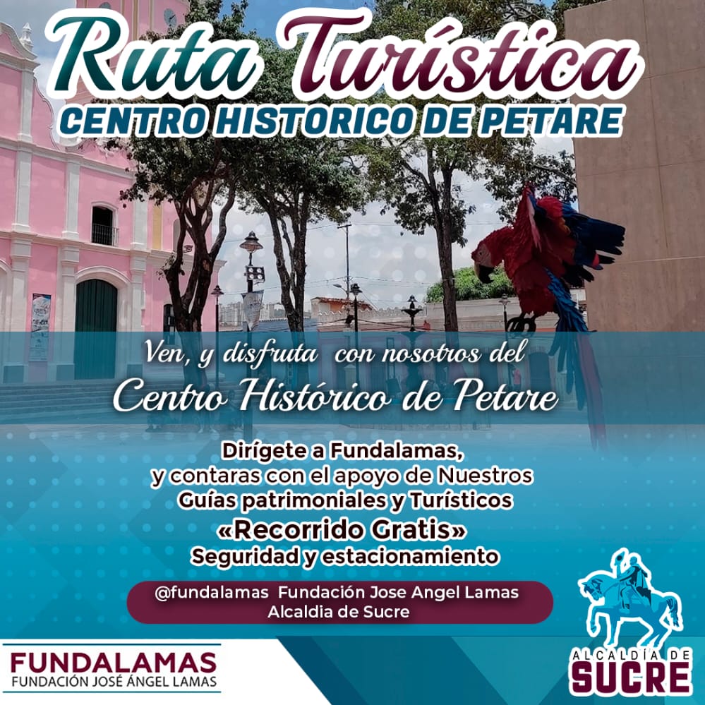 Fundalamas's tweet photo. RESERVA TU CUPO ¡¡¡¡ GRATIS
El recorrido consta de conocer el oasis cultural que está en el Centro Histórico de Petare; Verán sus principales estructuras, conocerán la primera entrada del pueblo #patrimonio #cultura  #historia #petare #zonacolonial #golfiao #teatro #museo https://t.co/4Y2Yyru8TC