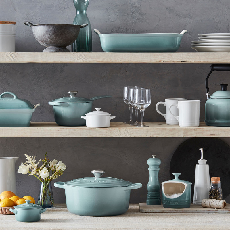 Introducing the Sea Salt collection by Le Creuset.

Used as a standalone color, or mixed with your other Le Creuset favorites, Sea Salt simply exudes sophistication!

Shop now: bit.ly/3ff49k8