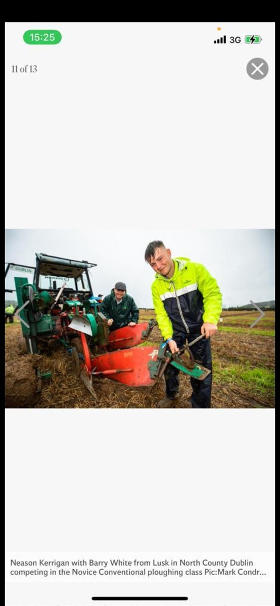 lusk_cc's tweet photo. LuskCC are delighted to announce that Neasán Kerrigan won Gold 🏅in the National Novice Conventional Plough Class (junior). Maith thù Neasán 🚜🎉 https://t.co/vD8yANs9bs