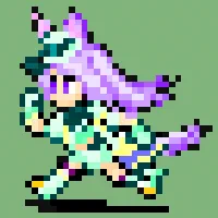 いつもお世話になっているくるすさん()の誕生日プレゼント(もう数ヶ月経ってる)にメジロマックイーンちゃんとトウカイテイオーちゃんのドット絵をつくりました久しぶりのドット打ちたのしかったー!もうひとりがんばろ 