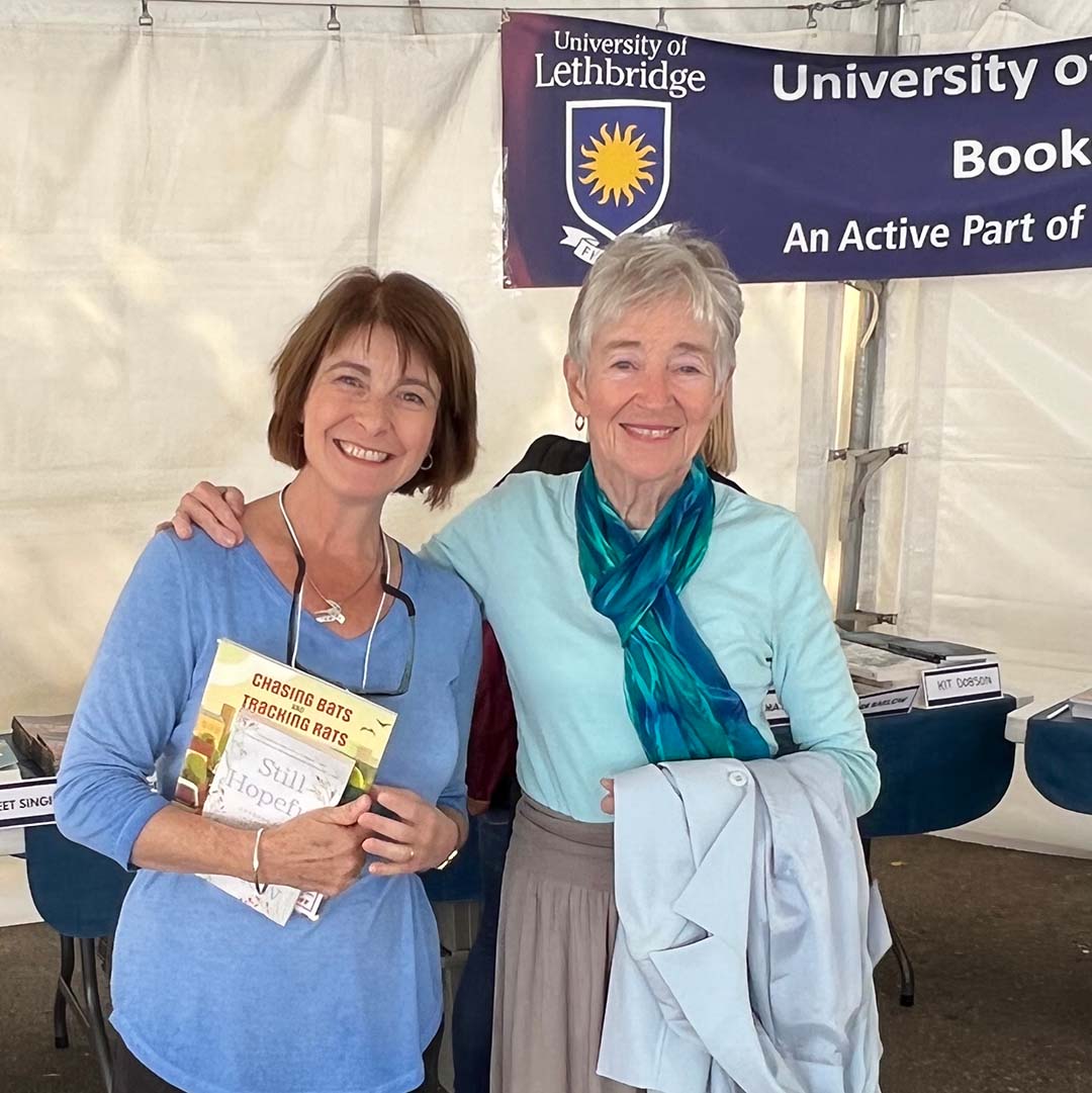 isabellegroc's tweet photo. I had a great time last weekend at @WOTS_Lethbridge,
presenting my book Conservation Canines to a great crowd of humans and dogs, and enjoyed meeting water warrior @MaudeBarlow @canadiansOrg. Thank you
@lethlib #WordOnTheStreet #bookfestival #library #alberta #detectiondog #dog https://t.co/t9dVcnEADS