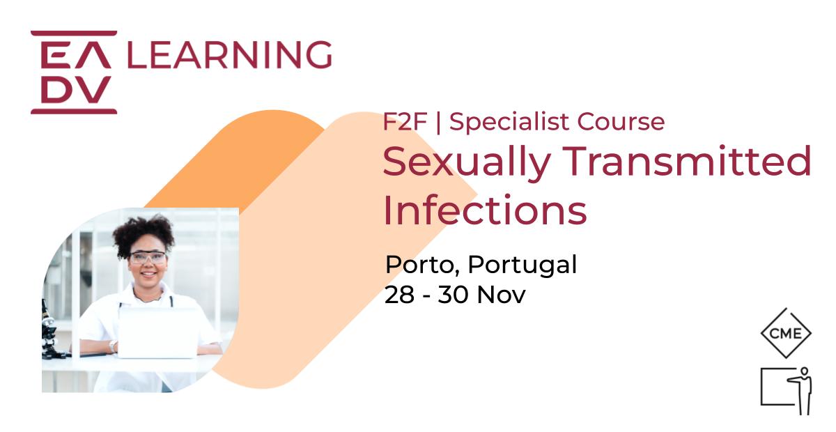 Are you interested in learning more about the #epidemiology, recognition of the clinical signs & symptoms, laboratory diagnosis & treatment of frequently encountered #STIs? Specialists are invited to register for the #CME accredited course >> eadv.org/education/face…