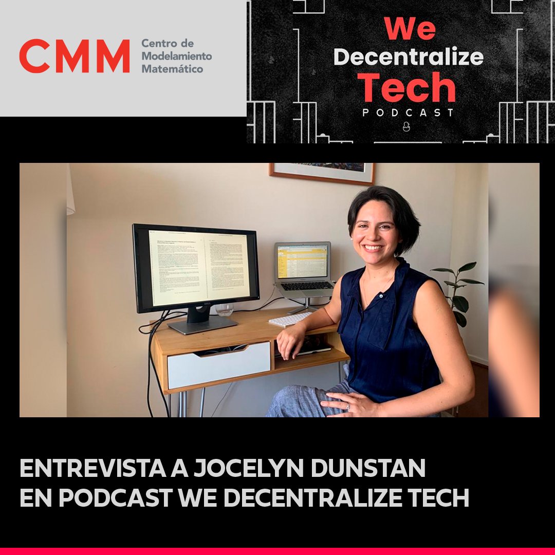 Jocelyn Dunstan (<a href="/jocelyndunstane/">Jocelyn Dunstan</a>), investigadora de nuestro Centro, participó del #podcast "We Decentralize Tech"; espacio que permite abrir nuevos canales de pensamiento explorando las fronteras de diversas tecnologías que están marcando tendencia.