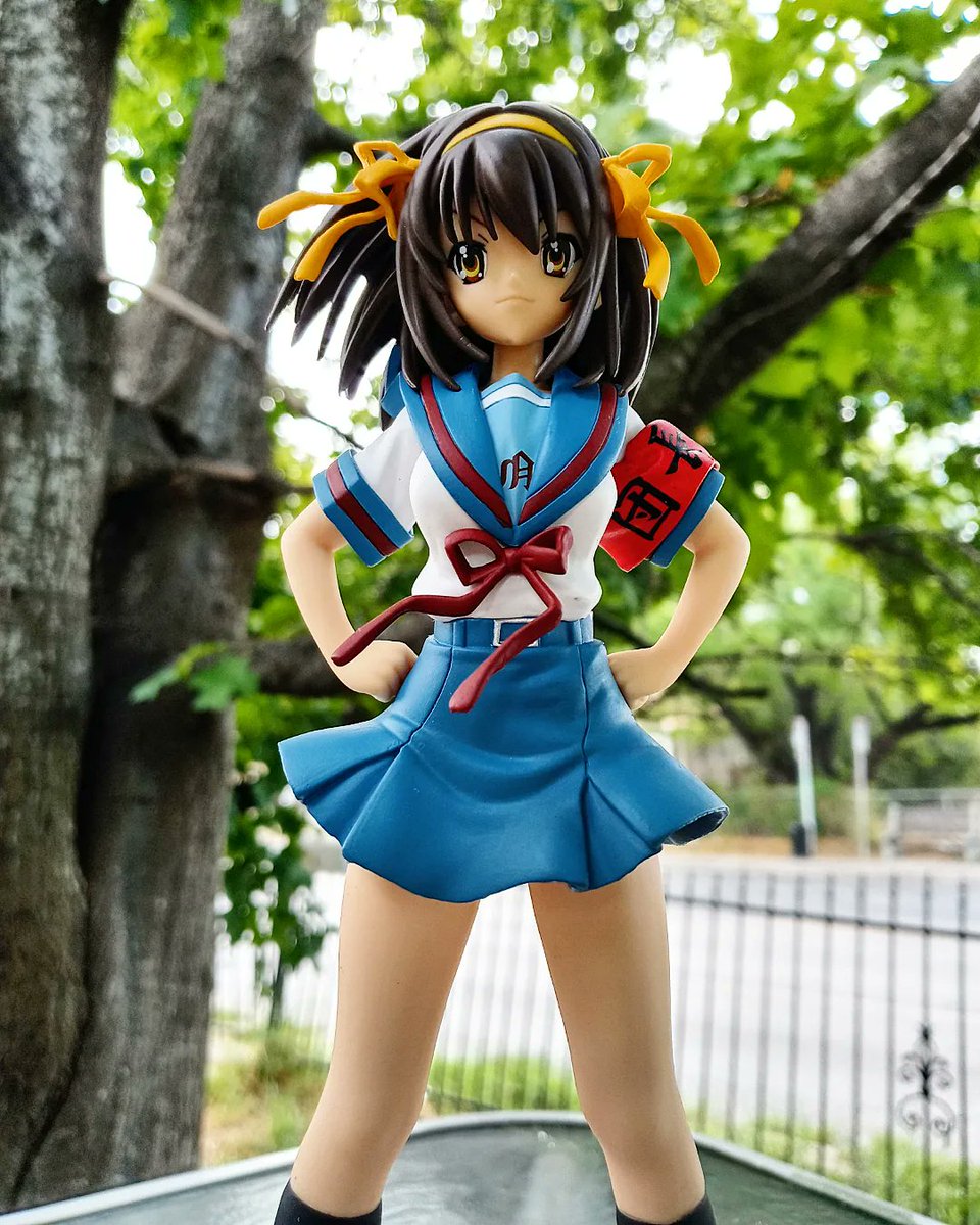 mexicanbuddha87's tweet photo. Here is another cool piece i rediscovered in storage recently. I completely forgot i had this Haruhi Suzumiya figure, gonna make some room on the shelf for her ❤ #themeloncholyofharuhisuzumiya #涼宮ハルヒの憂鬱 #haruhisuzumiya #涼宮ハルヒ #sosbrigade #sos団 #AnimeFigure #anime https://t.co/ebpZtmKea6