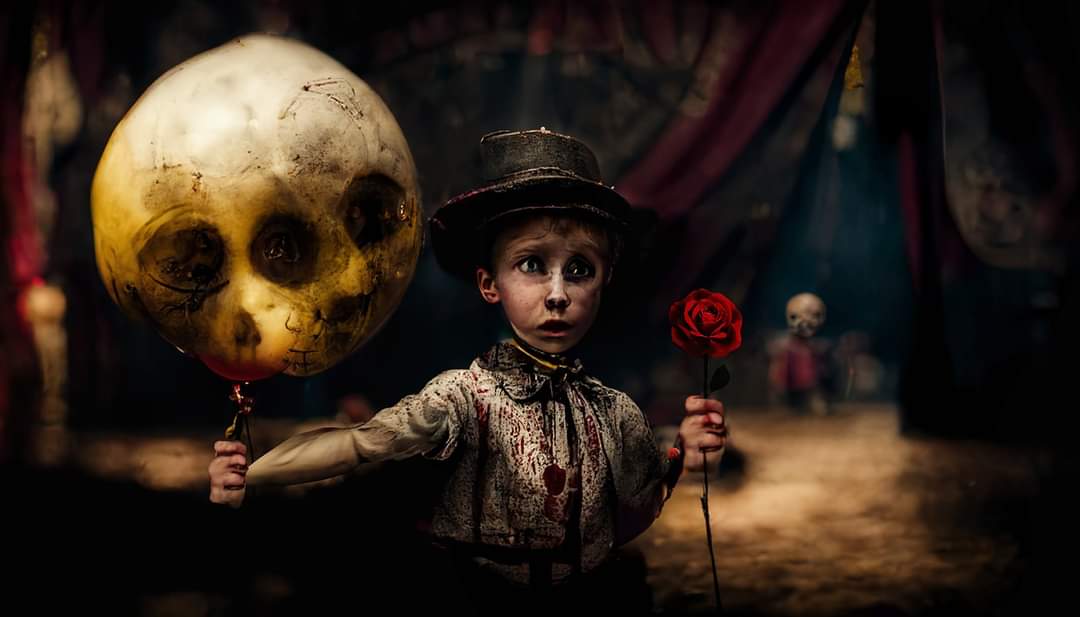 aranarruti's tweet photo. Kid
#ai #digitalart #midjourney #midjourneyAi #kid #boy #rose #portrait #balloon #skull https://t.co/b9ce6xhV0H