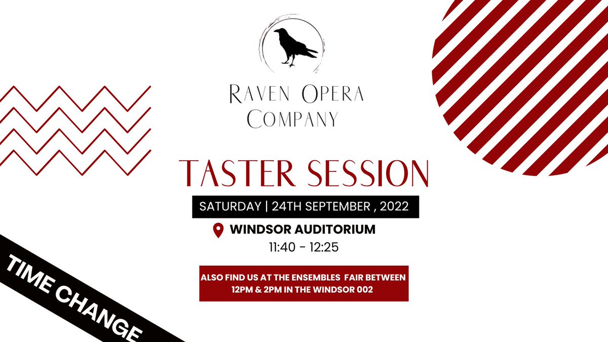 RavenOpera's tweet photo. Make sure to come along tomorrow! https://t.co/EvD1ABFoAa