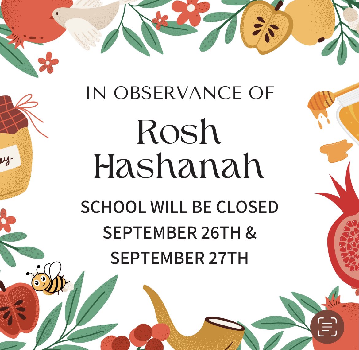 Wishing all that celebrate a Happy Rosh Hashanah 🍯 @DrJoyAbrams @DrMarionWilson @CSD31SI @NYCSchools
